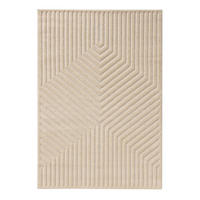 TEPPICH Leo Cream 120x170 cm - Creme, Kunststoff (120/170cm) - benuta