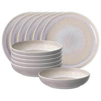 TAFELSERVICE Perlemor Sand beige 12er Set - Beige, Keramik (1/1/1cm) - like.Villeroy & Boch