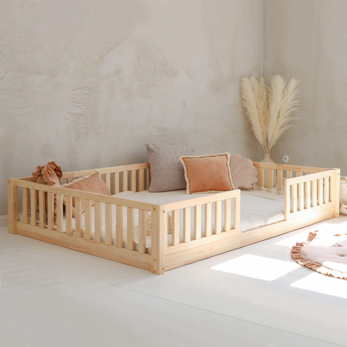 POSTEL 140/190 Agnès Přírodní dřevo - hnědá, dřevo (140/190cm) - Petits-meubles