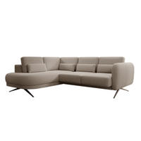 ECKSOFA ILUSIO L 250x205cm, Schlaffunktion, Grau, Links - Grau, Holz/Textil (205/248cm) - DomoHome