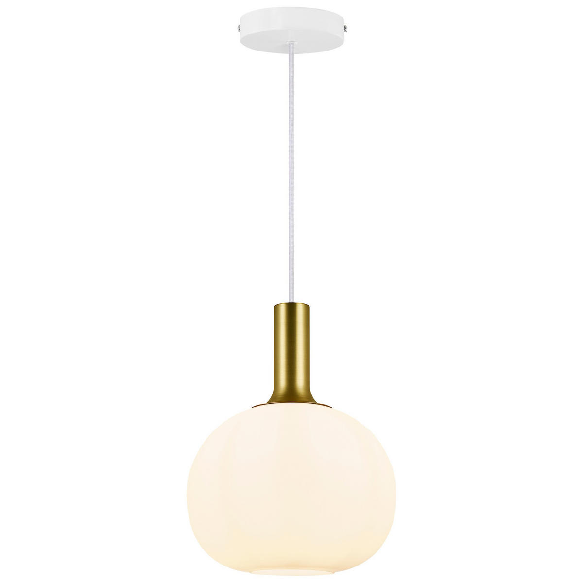 HÄNGELEUCHTE Alton - Weiß - 33 cm - Weiß, Glas (33/25/33cm) - Nordlux