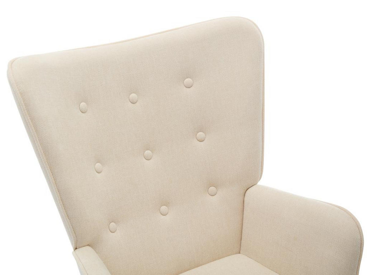 SESSEL - Stoff - Beige - VATELY - Beige, Textil (78/95.5/69cm) - Vente-Unique