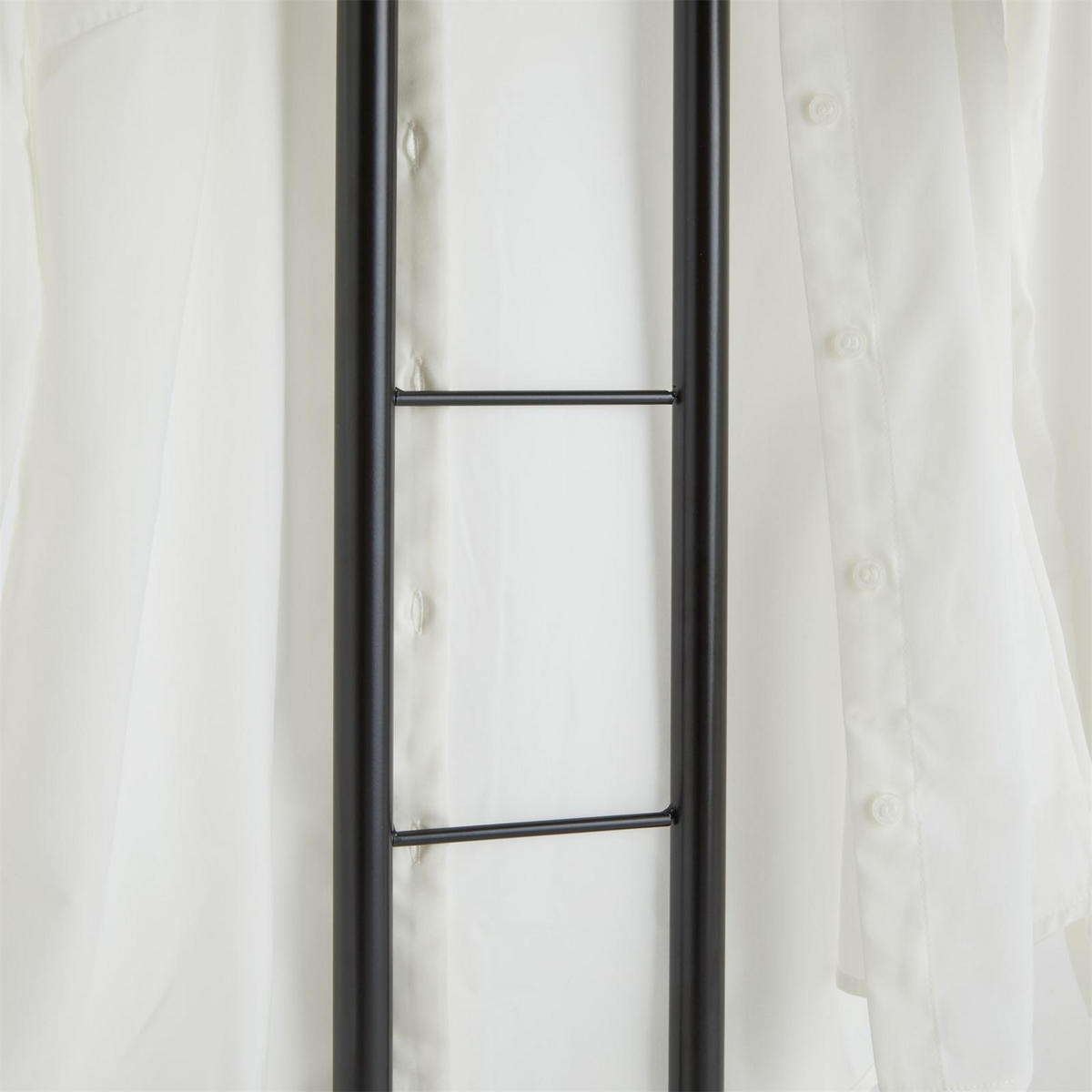 HERRENDIENER CAMILO - Schwarz, Metall (45/107/36cm) - IDIMEX