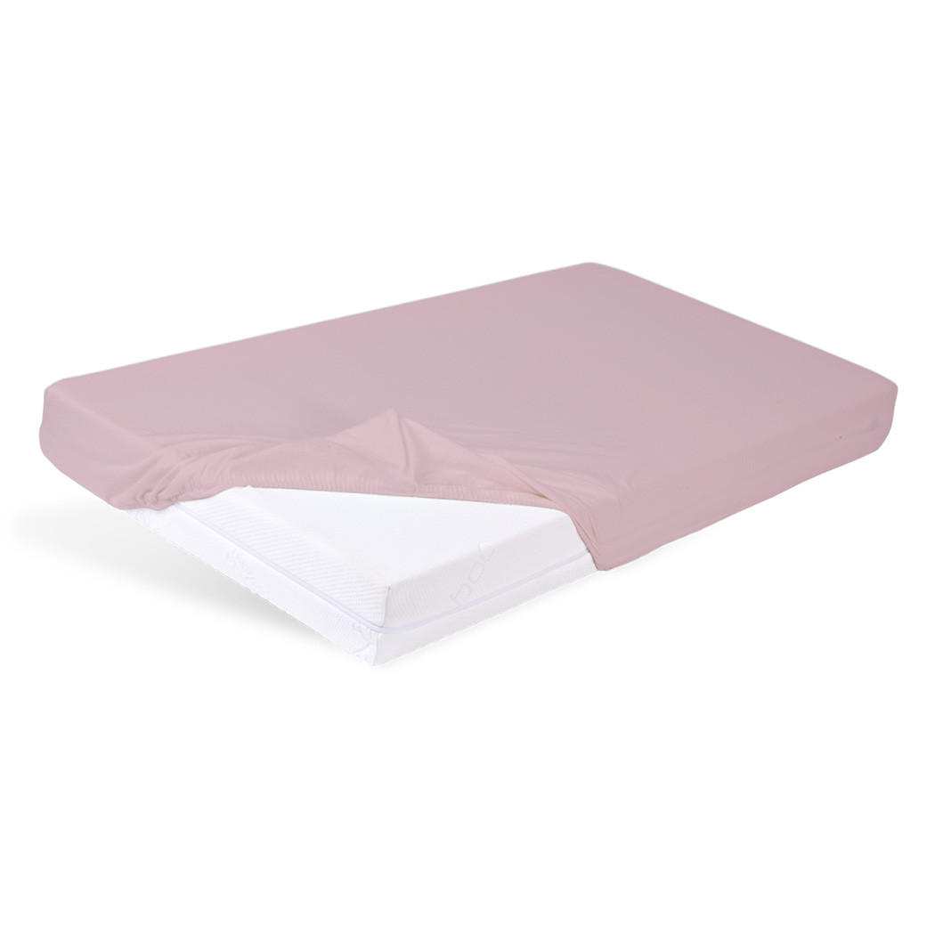 BETTLAKEN Bamboo Baby mit Gummizug - Pink, Textil (60/120cm) - Mr Mattress