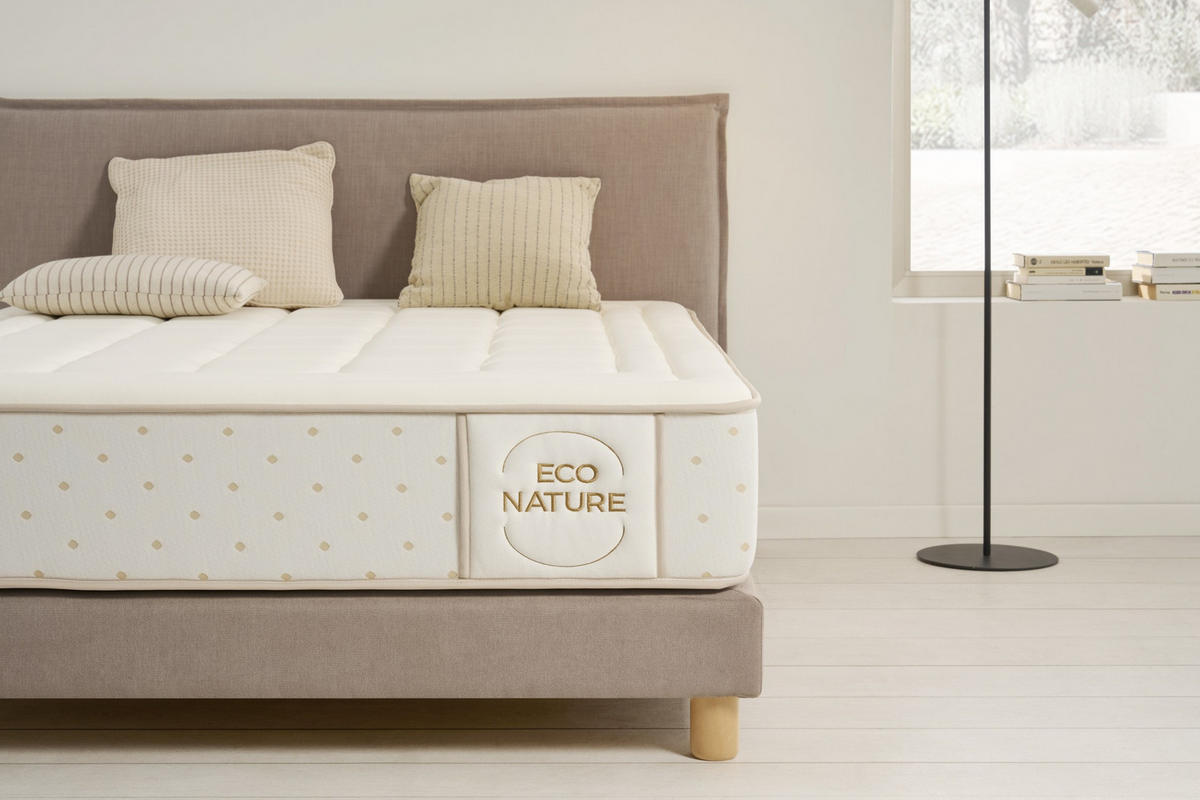 MATRATZE Eco Nature Memory Foam - 80X190 cm - Beige, Textil (80/190cm) - Moonia