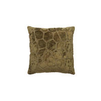 DEKOKISSEN Zirafi Grün 45/45 cm - Grün, Textil (45/45cm) - Light & Living