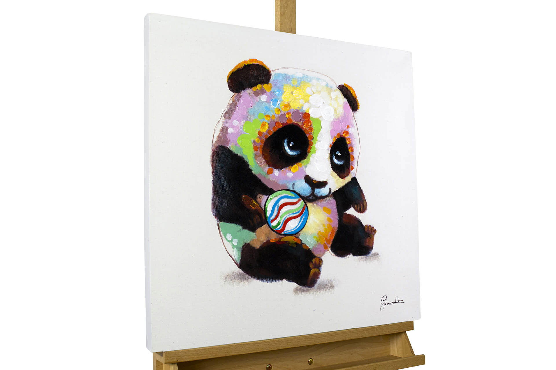 KUNSTLOFT RUČNĚ MALOVANÝ AKRYLOVÝ OBRAZ, 60/60 CM