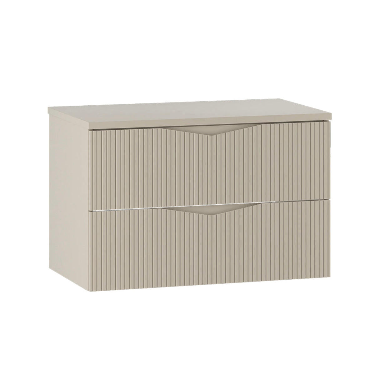 WASCHTISCHUNTERSCHRANK 80.6cm Tao Kaschmir - Beige, Holzwerkstoff (80.6/52.2/46.5cm) - Petits-meubles