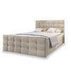 BOXBETT AMON 160x200 cm mit Matratze und Topper - Beige - Beige, Holz (160/200cm) - MASSENO