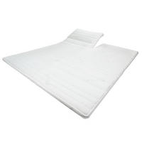 GELSCHAUM TOPPER 7-Zonen 140/190 cm - 8cm Höhe & Tencel Bezug - Weiß, Textil (140/190cm) - AM Qualitätsmatratzen