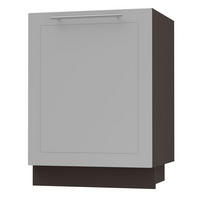 KÜCHENUNTERSCHRANK Kvantum D1D/60 Dust Grey Matt / Lava Matt 60 / 50 / 82cm - Dunkelgrau/Grau, Holz/Holzwerkstoff (60/82/50cm) - Feldmann-Wohnen