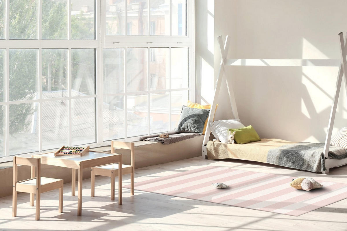 TEPPICH innen außen Rosa rosa - Pink, Textil (120/170cm) - AFK Living