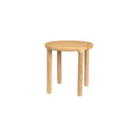 BEISTELLTISCH Storm Rund 45 cm Natural - Naturfarben, Holz (45/45/45cm) - Zuiver