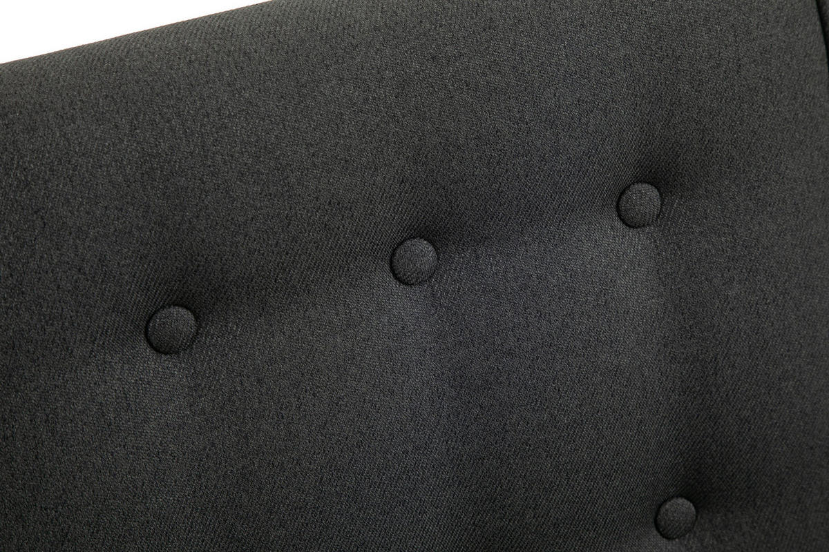 SCHAUKELSTUHL Stoff dunkelgrau - Dunkelgrau, Holz/Textil (63/90/77cm) - CLP