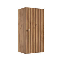 HÄNGESCHRANK BELLO geriffelt Eiche Craft Gold 35/68/27 cm - Eichefarben, Holzwerkstoff/Metall (35/68/27.2cm) - Rodan