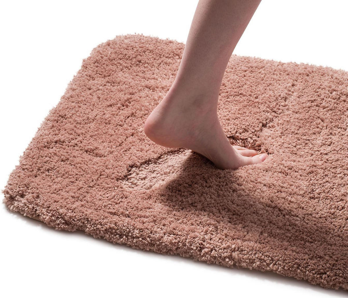 BADTEPPICH Deluxe SAND 70X120CM - Sandfarben, Textil (120/70cm)