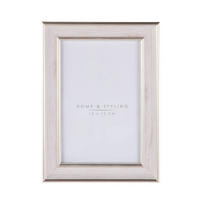 BILDERAHMEN Holzoptik Weiß 23,7/1,3/29 cm - Weiß, Kunststoff (13.7/18.7/1.3cm) - Home Styling Collection
