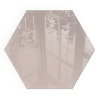 GLASPLATTE für Kamin h40 cm - Beige, Glas (40/40/0.4cm) - TULUP