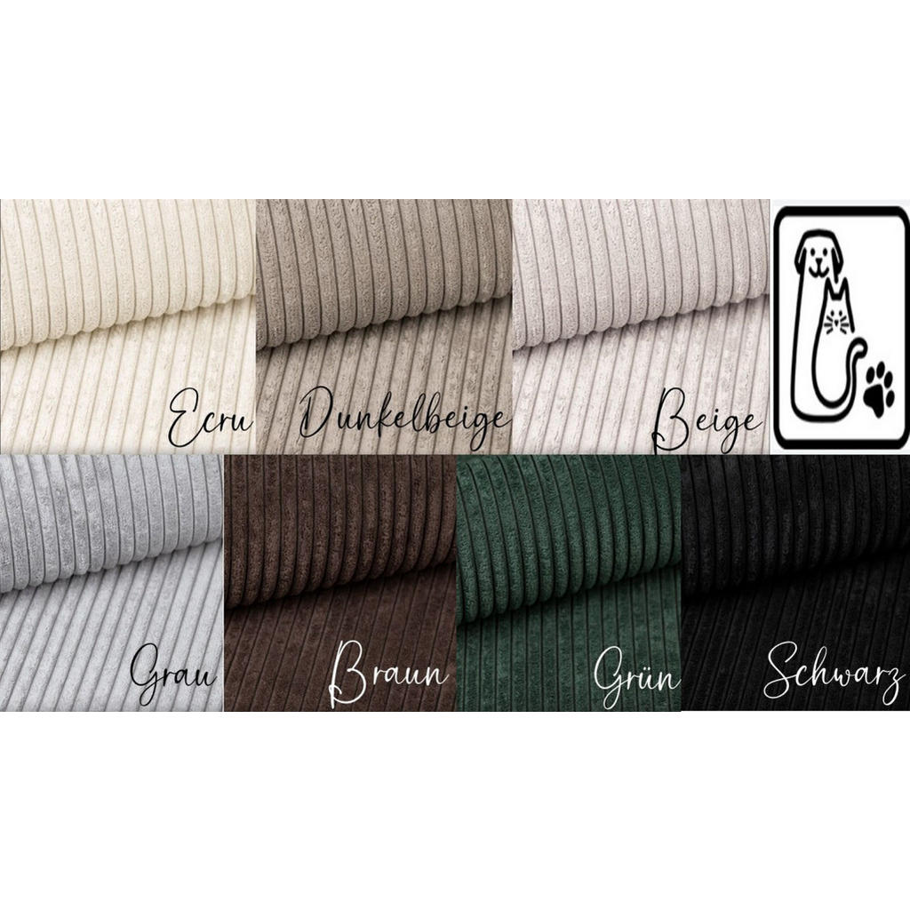 Thumbnail - Kaiser Möbel Ecksofa, Beige, Textil, 4-Sitzer, L-Form,L-Form, 244x142 cm, Wohnzimmer, Sofas & Couches, Wohnlandschaften,...