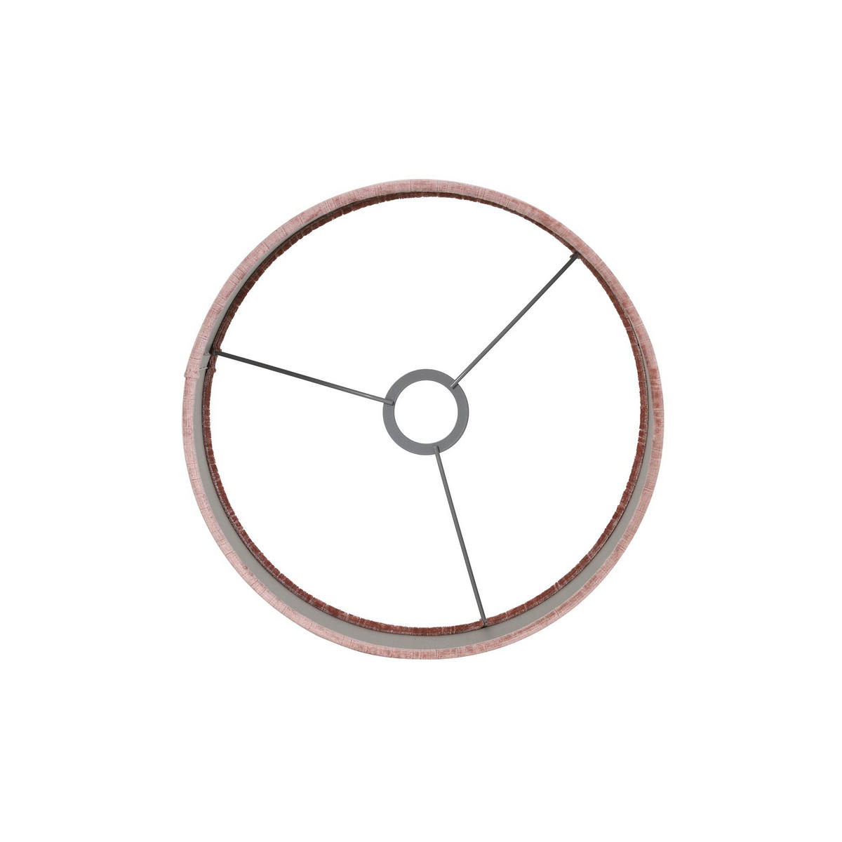 LAMPENSCHIRM Gemstone Rosa Ø40/30 cm - Pink, Textil (40/40/30cm) - Light & Living