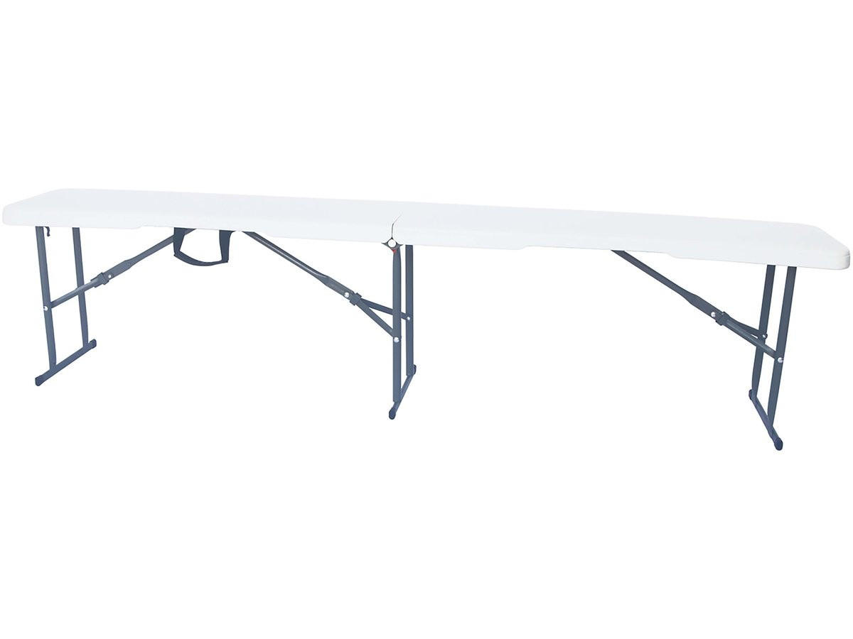 GARTENBANK foldy weiss - Weiß, Kunststoff (29/42/183cm) - Habitat Garten