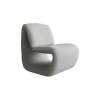 LOUNGESESSEL HAZEL Grau Kunstleder, Webstoff - Schwarz/Grau, Kunststoff/Textil (67/79/89cm) - KAWOLA