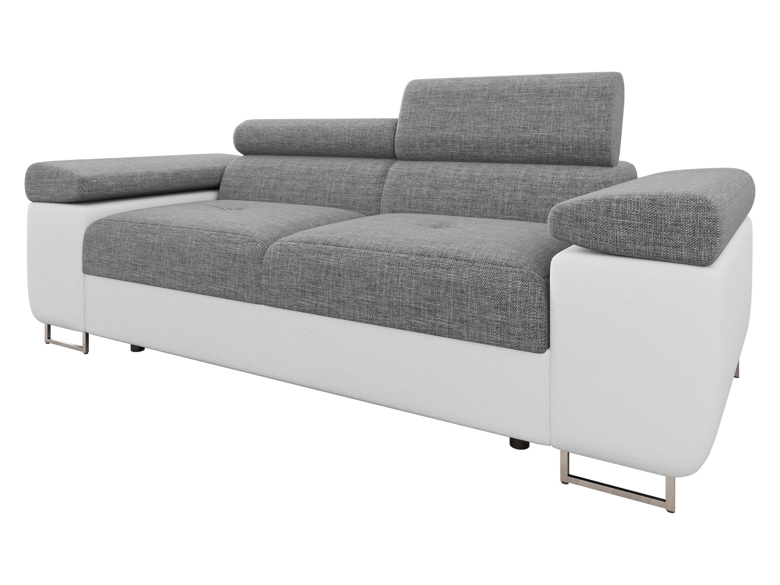 SOFA Torezio 2 - Weiß, Holz/Textil (198/90/102cm) - MIRJAN24