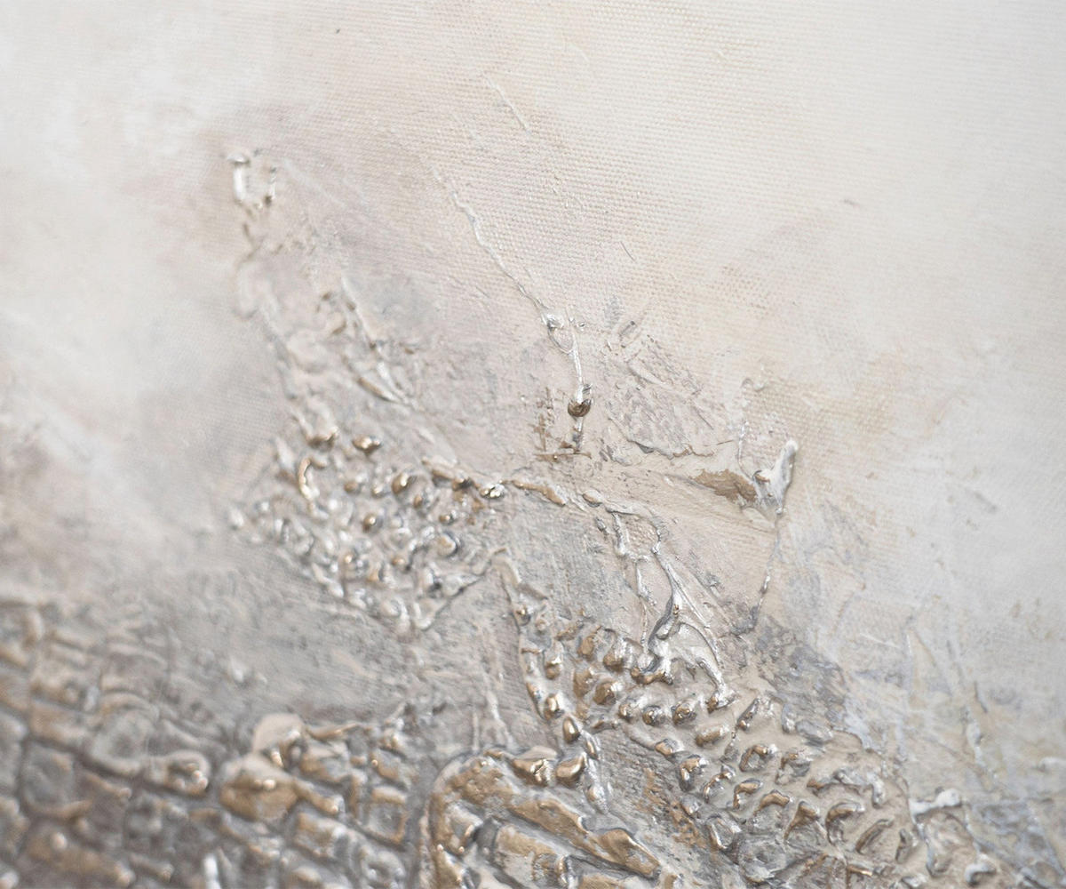 GEMÄLDE Nebulöse Ferne Schattenfugenrahmen Eichefarben 120x60 cm - Eichefarben, Holz (120/60cm) - YS-art gallery