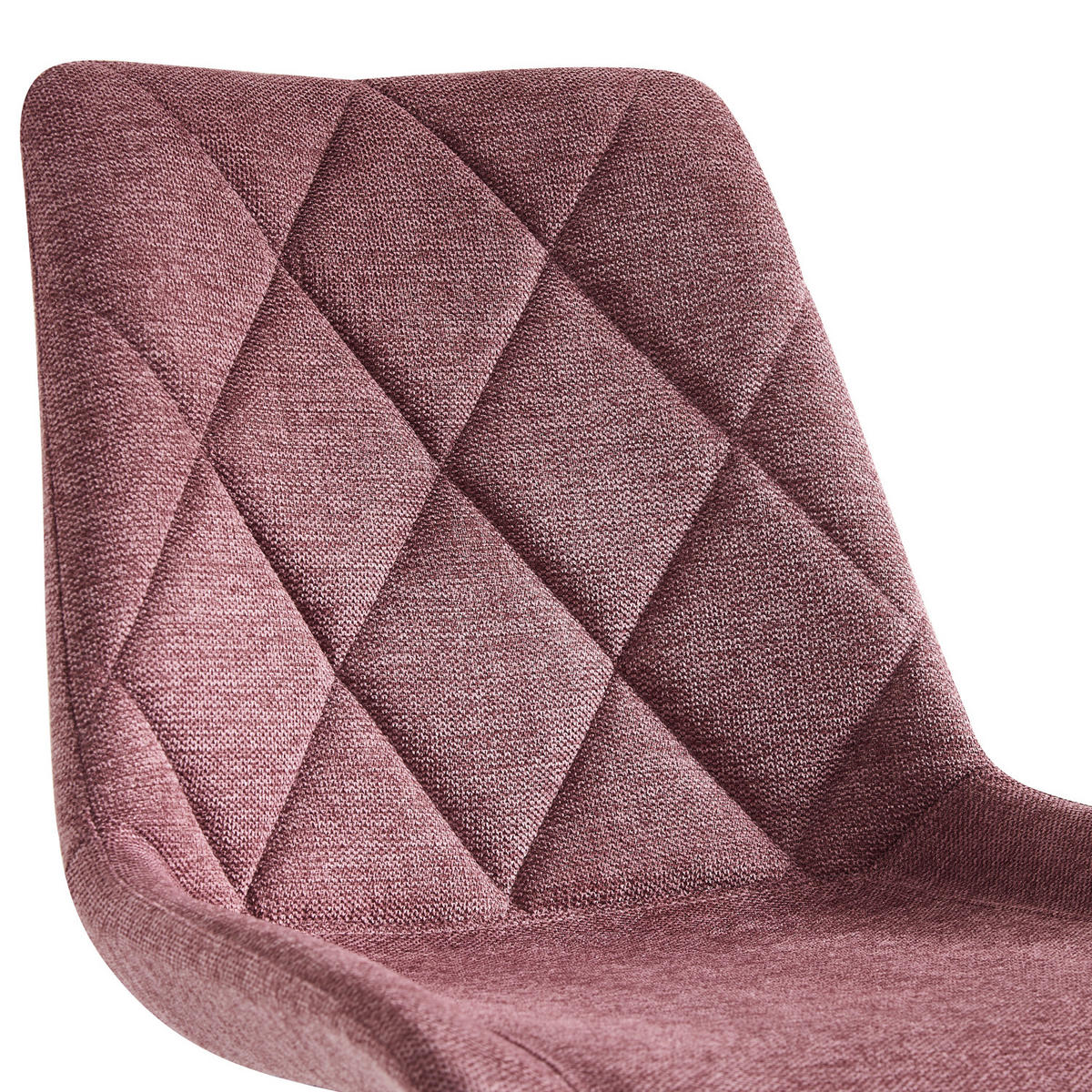 STUHL TANIA Rosa 2 Stück - Rosa, Textil (52/88/60cm) - B&D Home