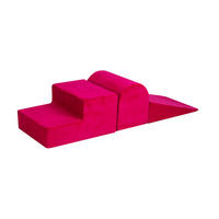 SCHAUMSTOFF-BAUSTEINE für Kinder, Samt, Magenta - Magenta, Textil (145/30/145cm) - MeowBaby