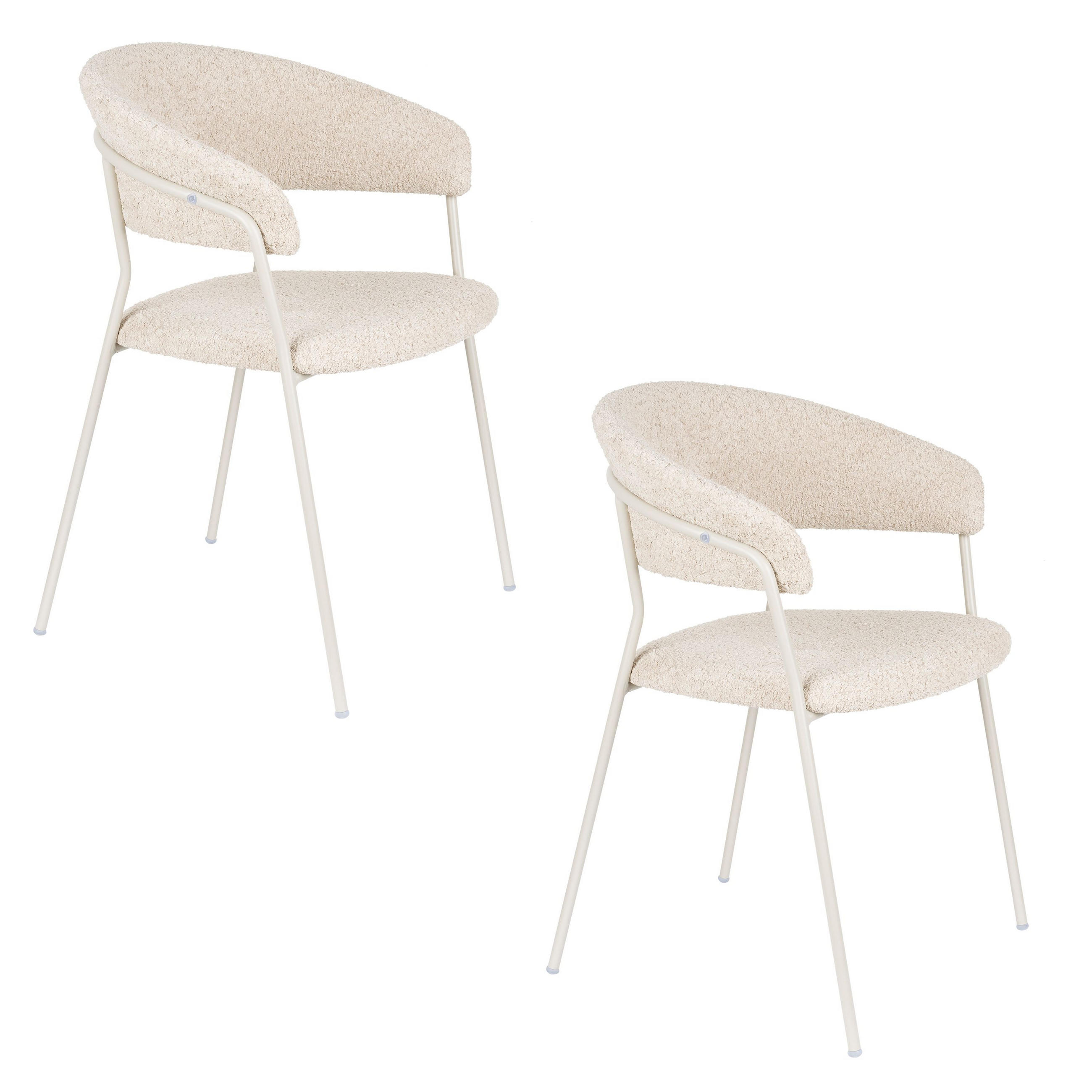Housecraft Living Esszimmerstuhl Creme 59.5x79x51.5 cm