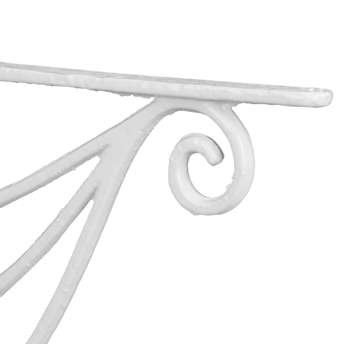 2XREGALWINKEL - Weiß, Metall (4/23.5/18cm) - Relaxdays