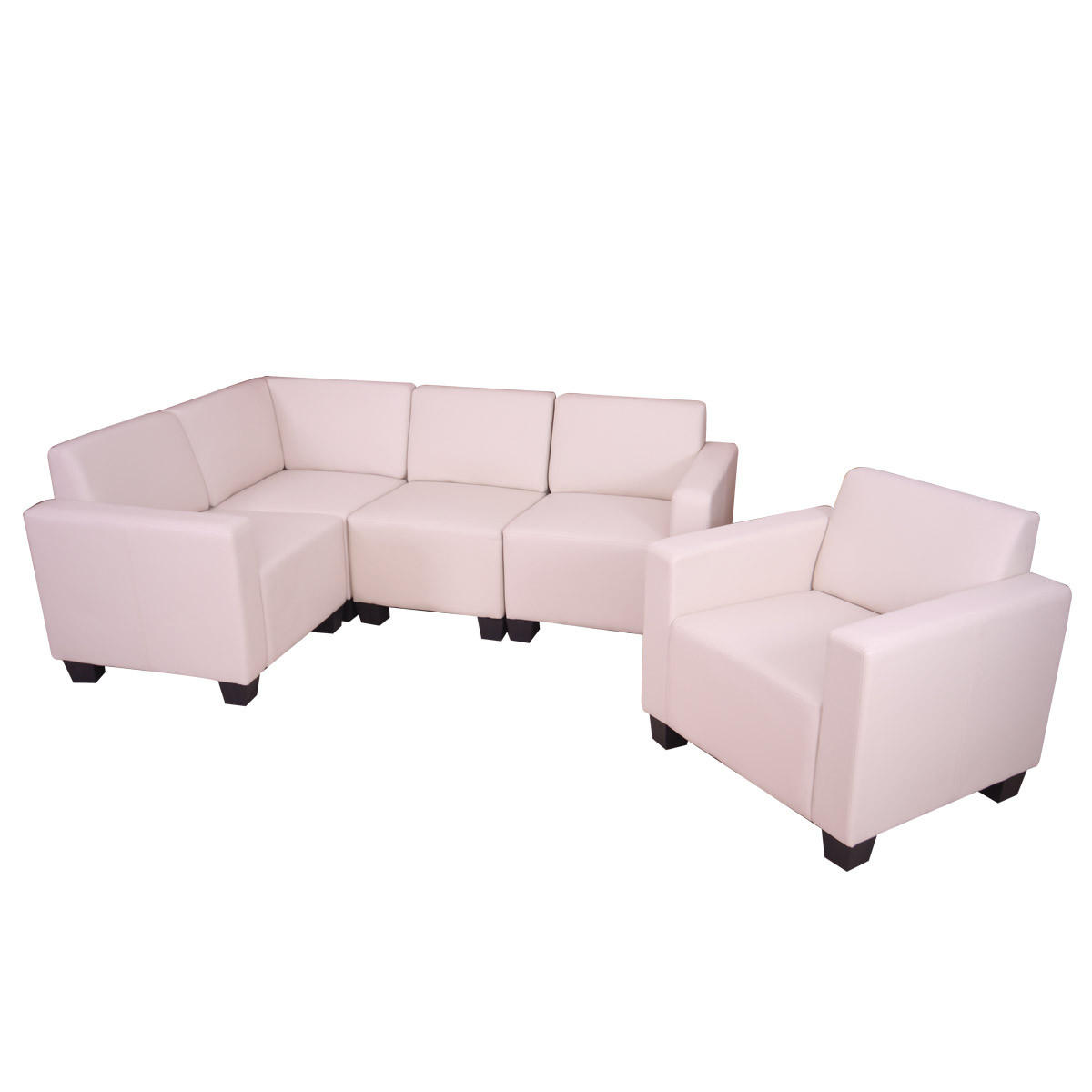 COUCH-GARNITUR Beige - Beige, Textil (214/76/142cm) - MCW