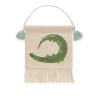NÁSTENNÁ dekorácia Savannah Zelená 35x40 cm - zelená, textil/plast (35/40cm) - Lytte
