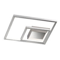 LED DECKENLEUCHTE Manas Silber - Silberfarben, Metall (30/5.5/30cm) - Wofi