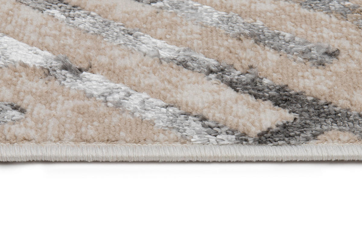 LÄUFER Crystal Hellgrau Marmor Optik 100/300 cm - Hellgrau, Textil (100/300cm) - Tapiso