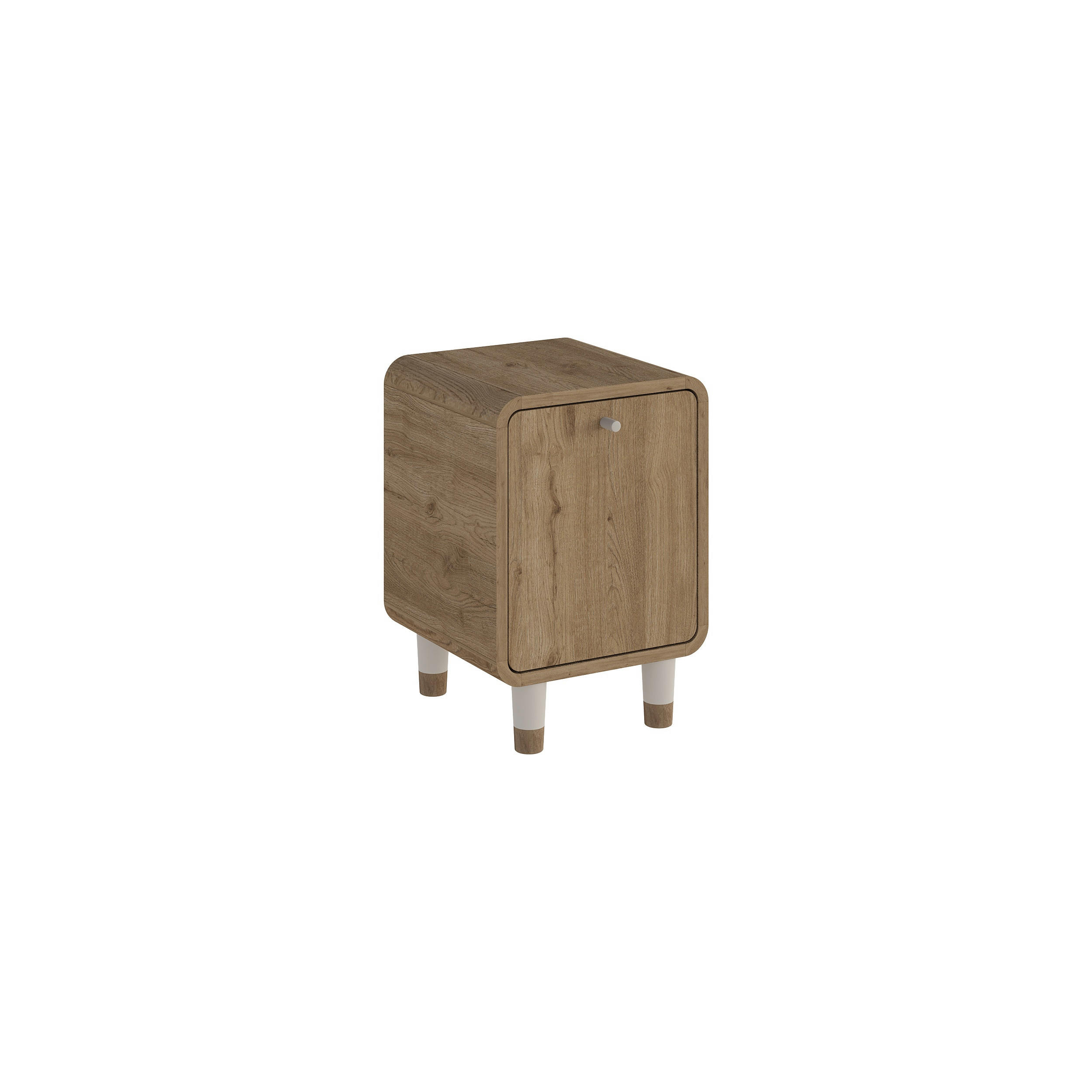 NACHTTISCH Doro Eiche natur 35,3/34/51 cm - Sandfarben/Naturfarben, Holzwerkstoff/Kunststoff (35.3/51/34cm) - Decortie