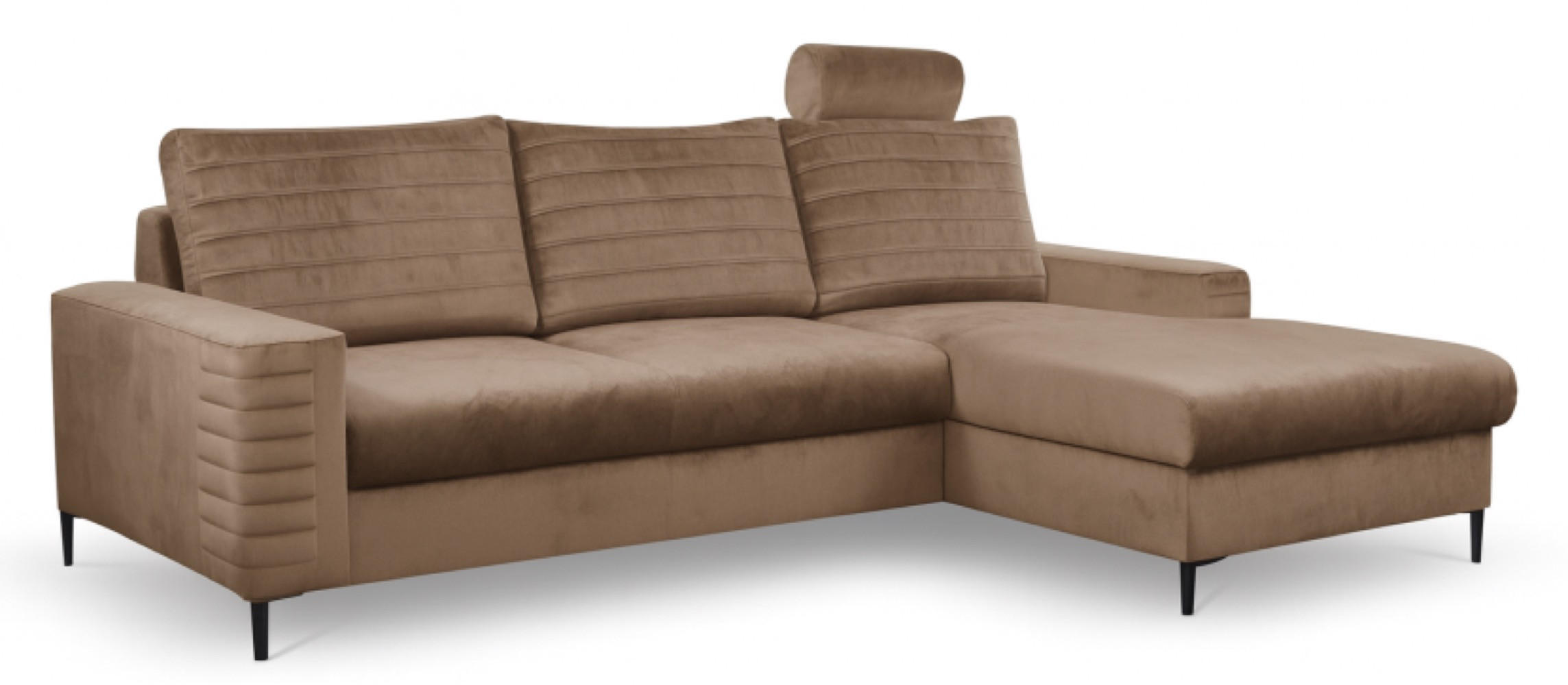 Sepro Meble Ecksofa Braun 253x165 cm