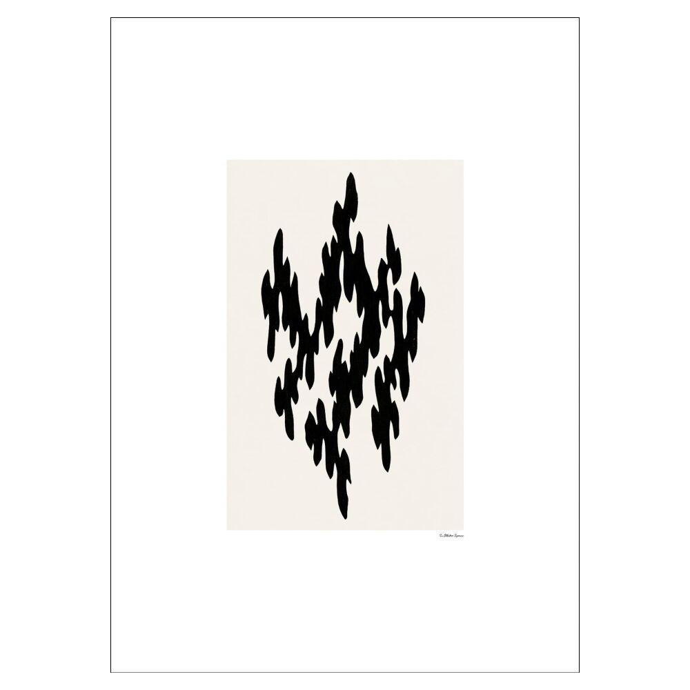 Poster&Frame Poster Schwarz 70x100x0.1 cm