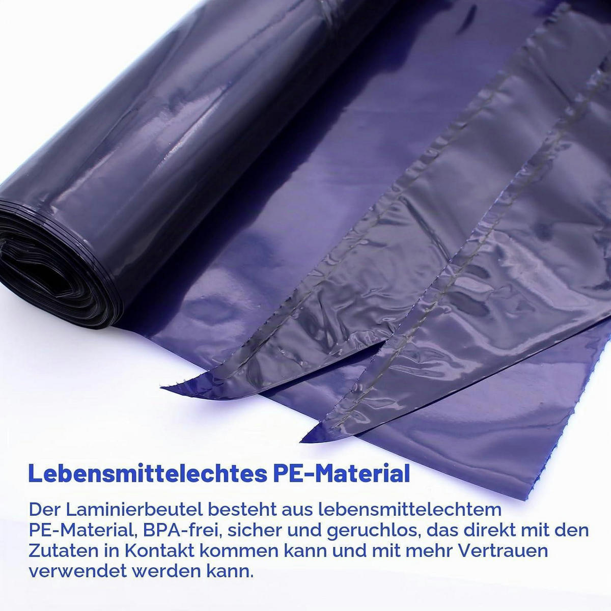 SPRITZBEUTEL Set 50 Stück 52 cm - Blau, Kunststoff (20/3/25cm)