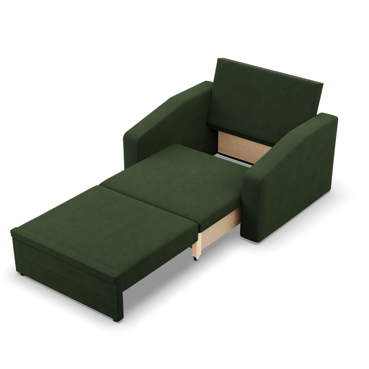 LOUNGESESSEL ORBIT, 90 CM, Dunkelgrün - Dunkelgrün, Textil (118/80/87cm)