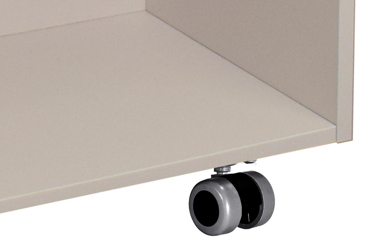 COUCHTISCH Nova Kashmir und Eiche - Beige, Holzwerkstoff (75/75/42cm)