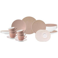 KOMBISERVICE Life Fashion Posh Rose 30er Set - Rosa, Keramik (1/1/1cm) - Seltmann Weiden