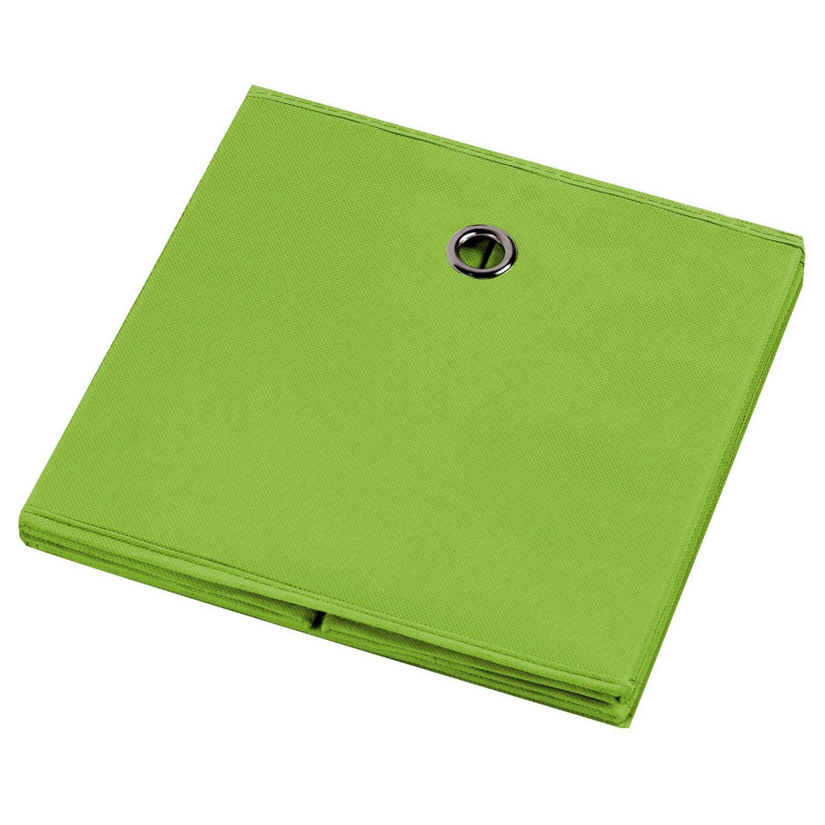 FALTBOX ELA 2ER-SET - Grün, Textil (27/27/27cm) - IDIMEX