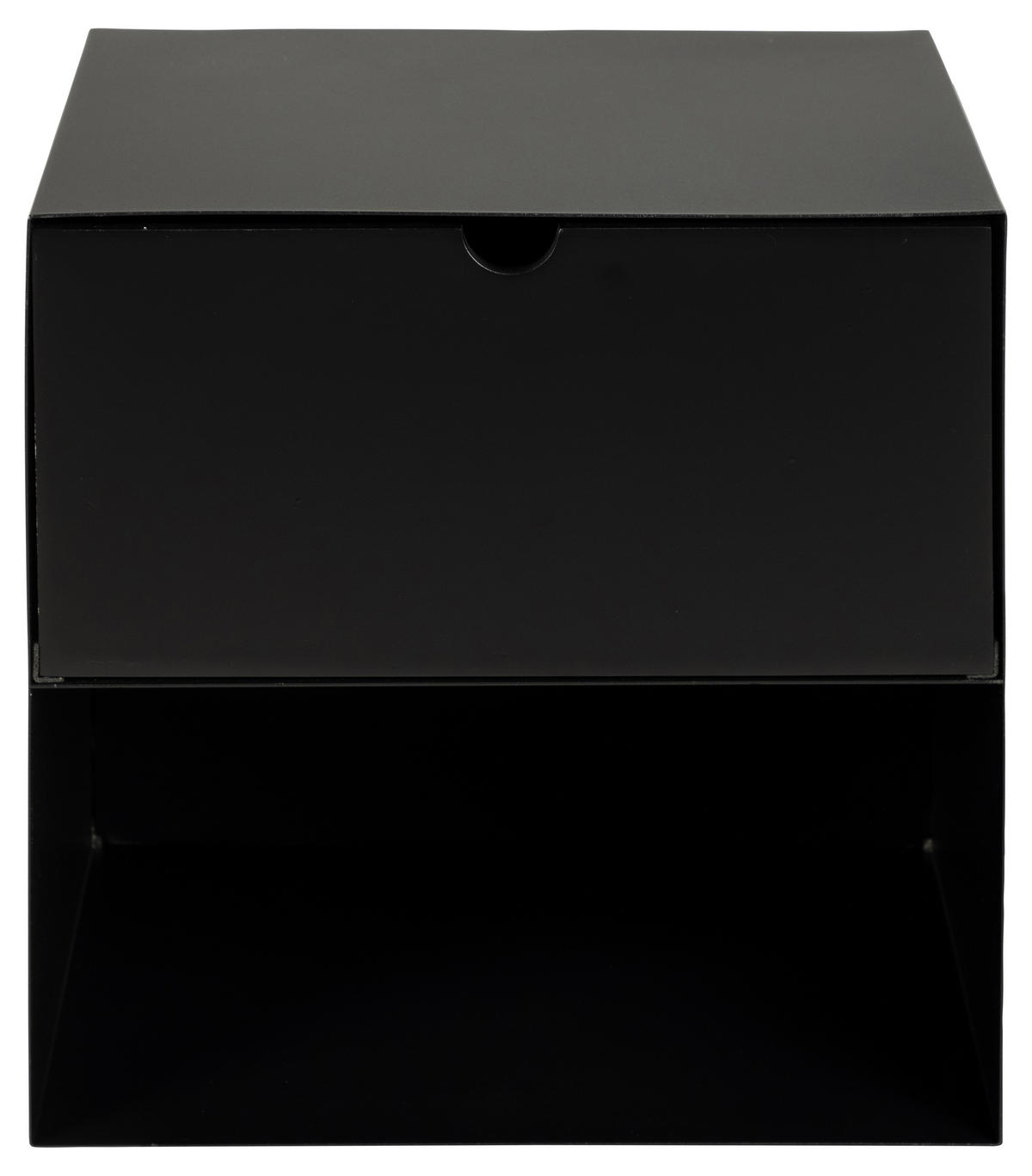 NACHTSCHRANK schwarz - Schwarz, Holzwerkstoff (30/30/25cm) - ebuy24