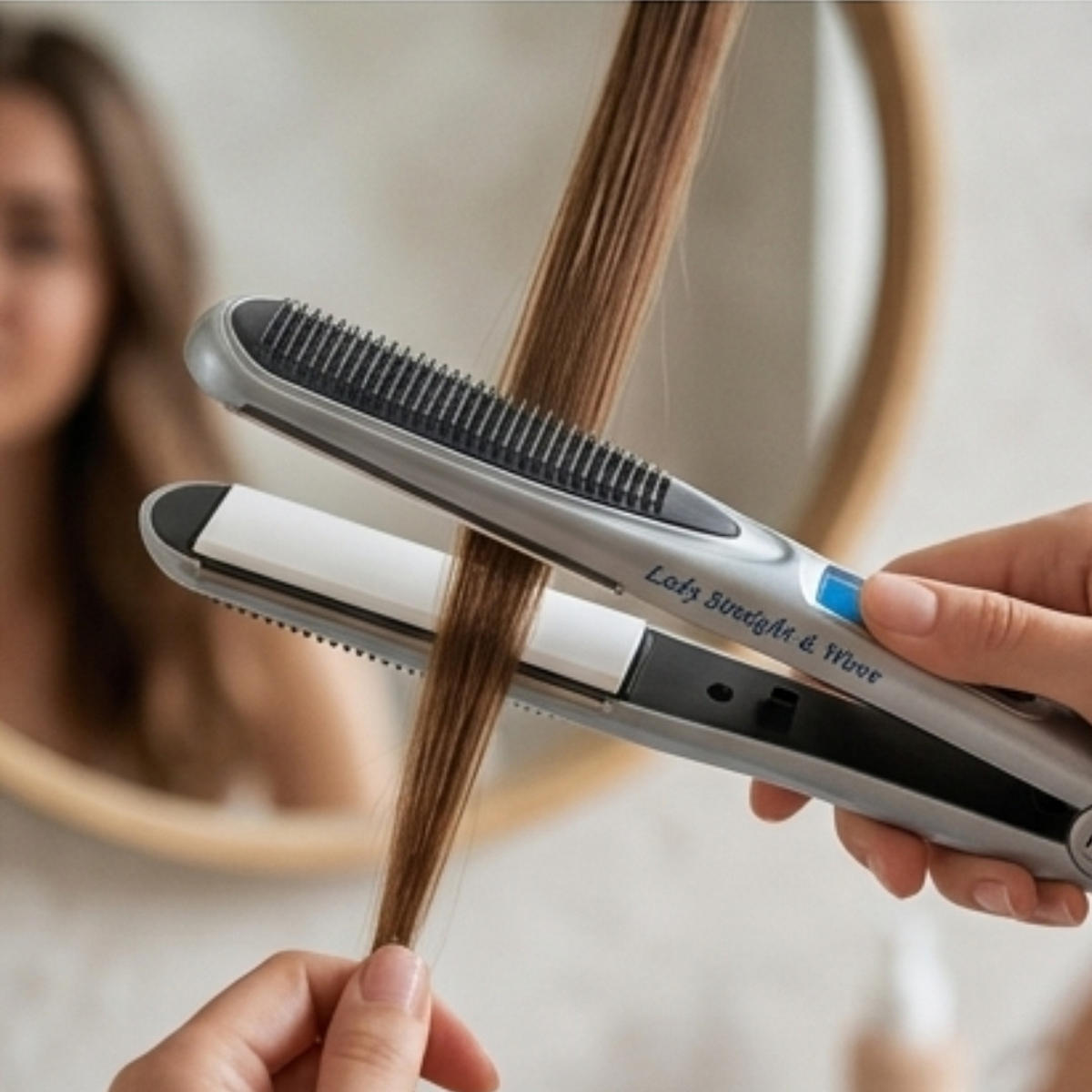 HAARGLÄTTER CR1961 Schwarz/Gold Keramik 2in1 - Grau, Keramik/Kunststoff (3.5/4/29cm) - Mia