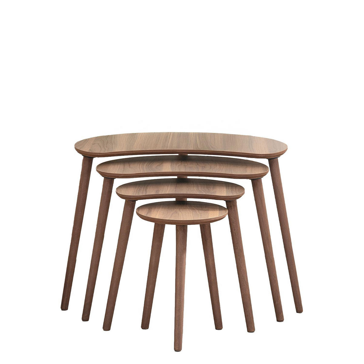 COUCHTISCH moon Braun - Braun, Holz (40/75/55cm) - Habitat Garten