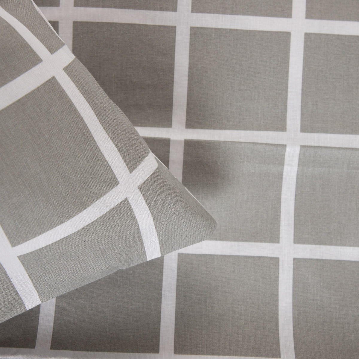 BETTWÄSCHE Reyes grau-weiß 140/200 cm - Grau, Textil (140/200cm) - Homla