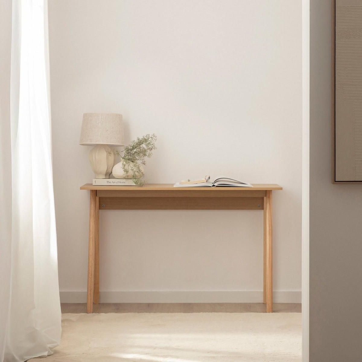 SCHREIBTISCH Erik Natürlich 120 cm x 75 cm - Naturfarben, Holzwerkstoff (50/120/75cm) - Klast Home