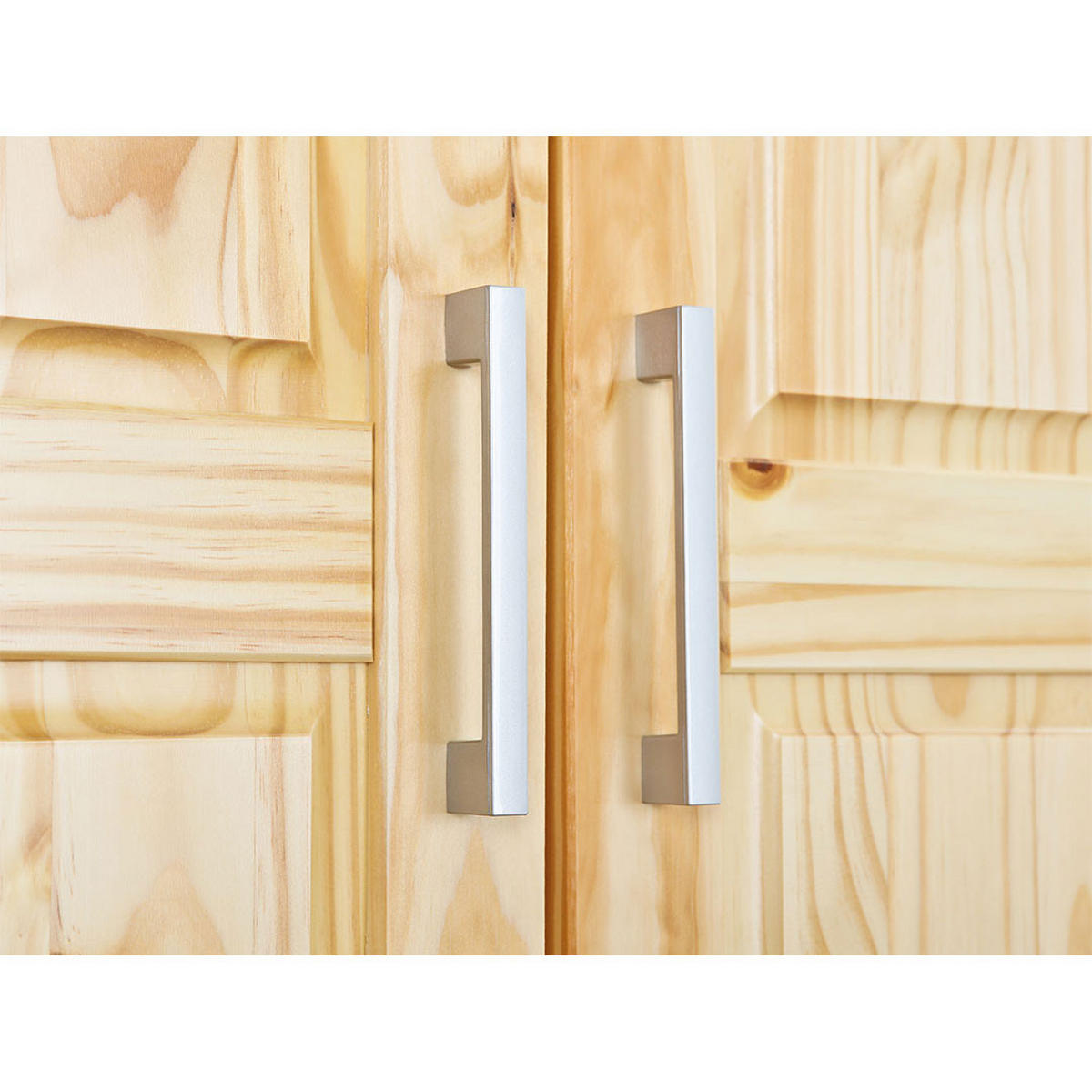 KLEIDERSCHRANK Leovra Naturfarben 95/55/190 cm - Naturfarben, Holz (95/190/55cm) - ebuy24